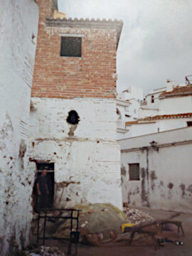 Renovation of old ruin Casa Mula in the white village of Sedella on the Costa del Sol