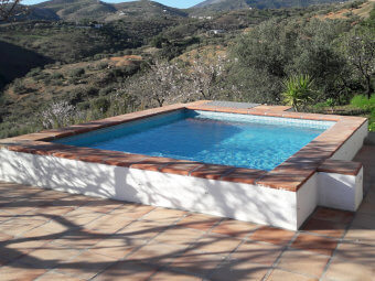 Small pool of a campo house in the Axarquia